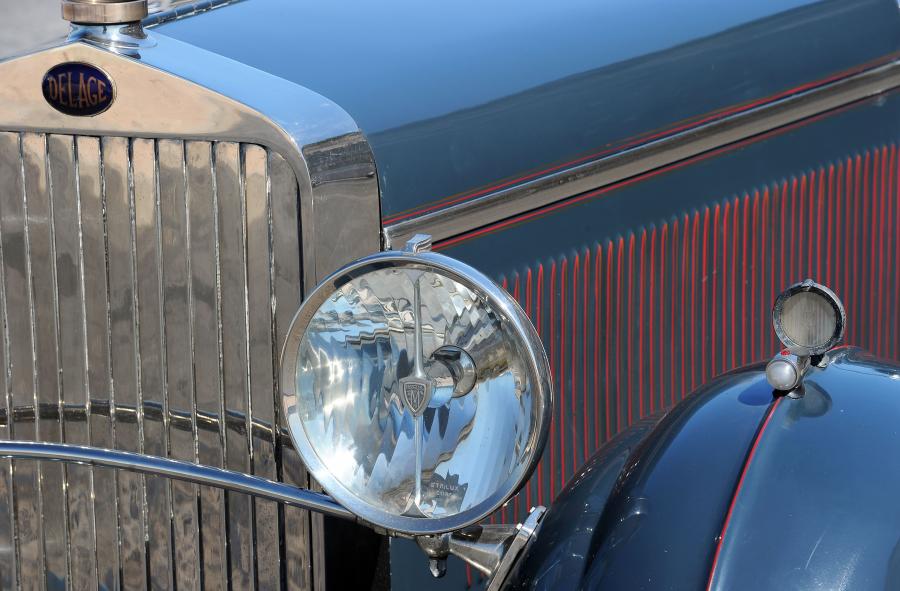 Детали экстерьера Delage D8 Cabriolet by Chapron 1931 года  (фото 4 из 21)